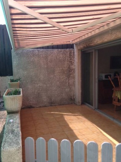 Location de vacances - Appartement à Le Cap d'Agde - terrasse
