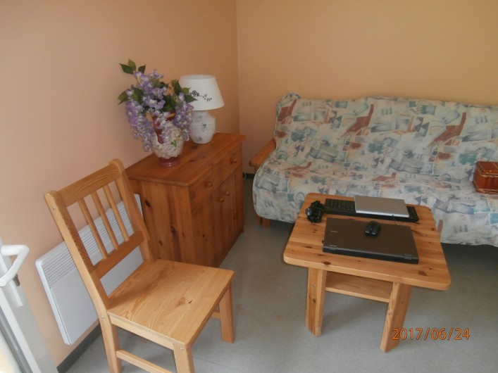 Location de vacances - Chalet à Saint-Geniez-d'Olt - Coin salon