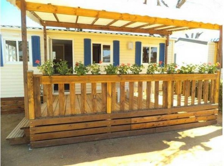 Location de vacances - Bungalow - Mobilhome à Blanes - Mobile-home 2 à 8 personnes