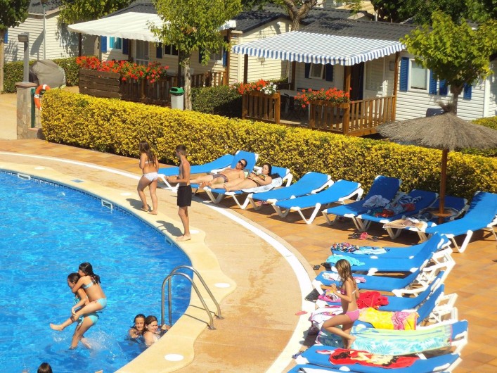 Location de vacances - Bungalow - Mobilhome à Blanes - Camping Piscine 