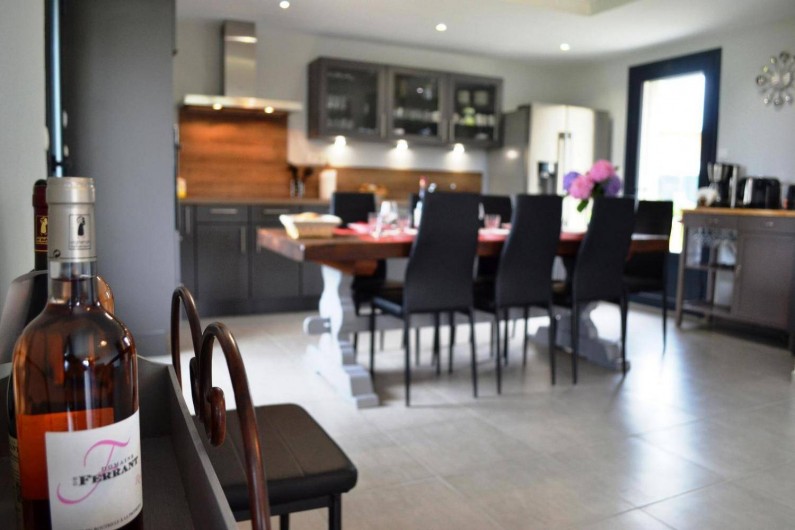 Location de vacances - Gîte à Esclottes - Salle à manger gîte "Rouge"