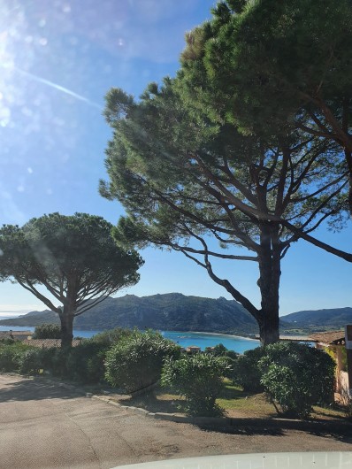 Location de vacances - Villa à Porto-Vecchio - Vue de l'entrée de la résidence