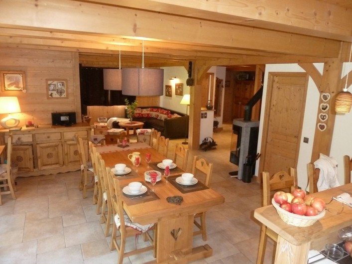 Location de vacances - Chalet à Megève - espace de vie