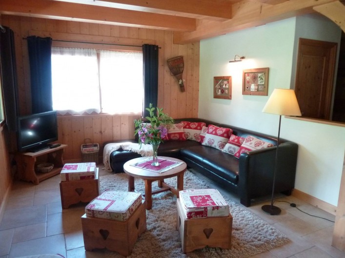 Location de vacances - Chalet à Megève - le salon,