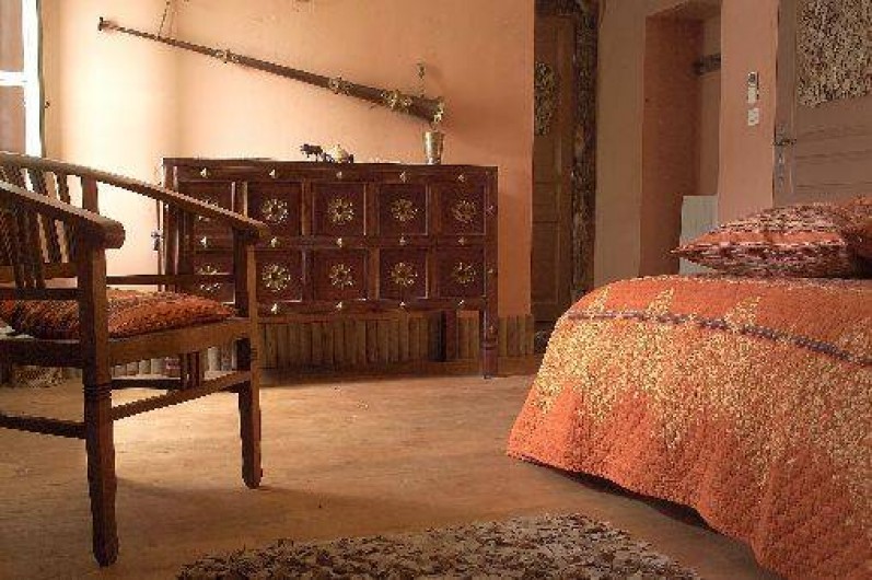 Location de vacances - Château - Manoir à Bourg-Saint-Andéol - chambre "nuit kirghize"