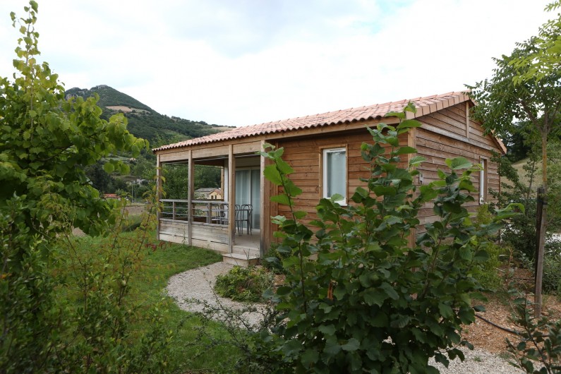 Location de vacances - Bungalow - Mobilhome à Millau - Chalets du Tarn (extérieur)