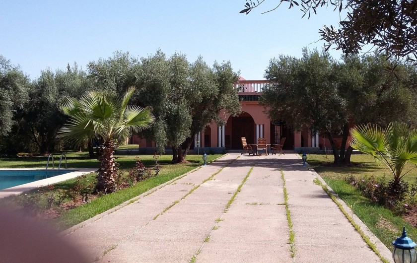 Location de vacances - Villa à Marrakech - Vue entrée
