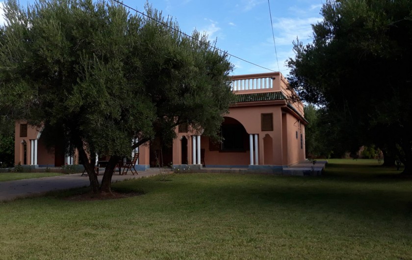 Location de vacances - Villa à Marrakech - villa vue jardin