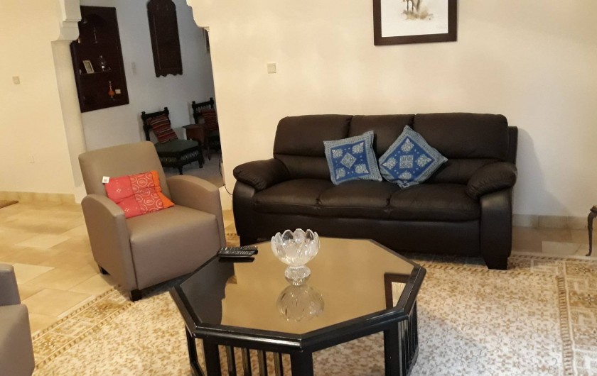 Location de vacances - Villa à Marrakech - Salon 6 places