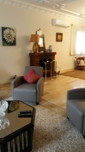 Location de vacances - Villa à Marrakech - Cheminée