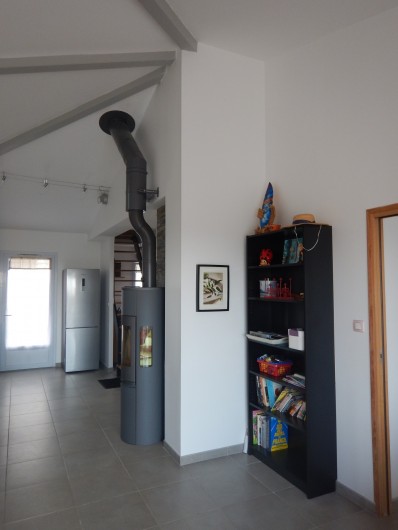 Location de vacances - Villa à Manhattan - Poêle à bois