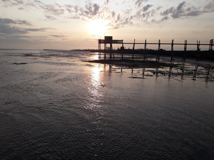 Location de vacances - Villa à Manhattan - Soleil couchant sur carrelet