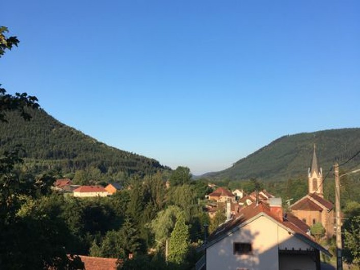 Location de vacances - Gîte à Raon-lès-Leau - Vue de la terrasse