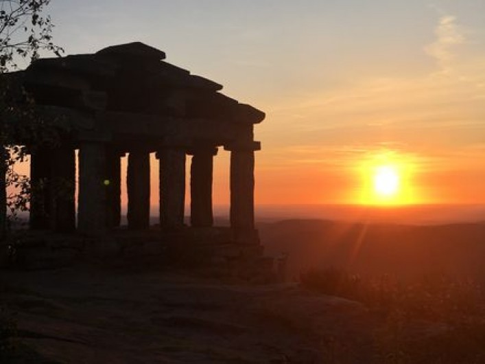 Location de vacances - Gîte à Raon-lès-Leau - Coucher de soleil au Donon