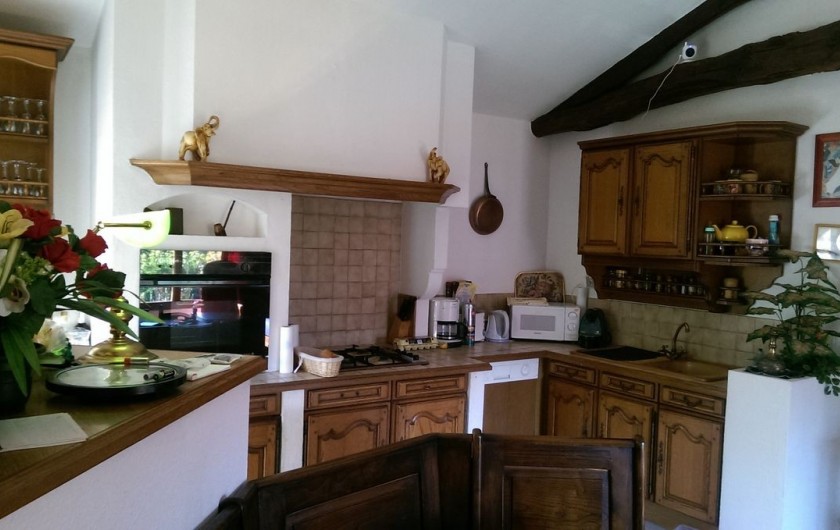 Location de vacances - Appartement à Sengouagnet - cuisine Équipée