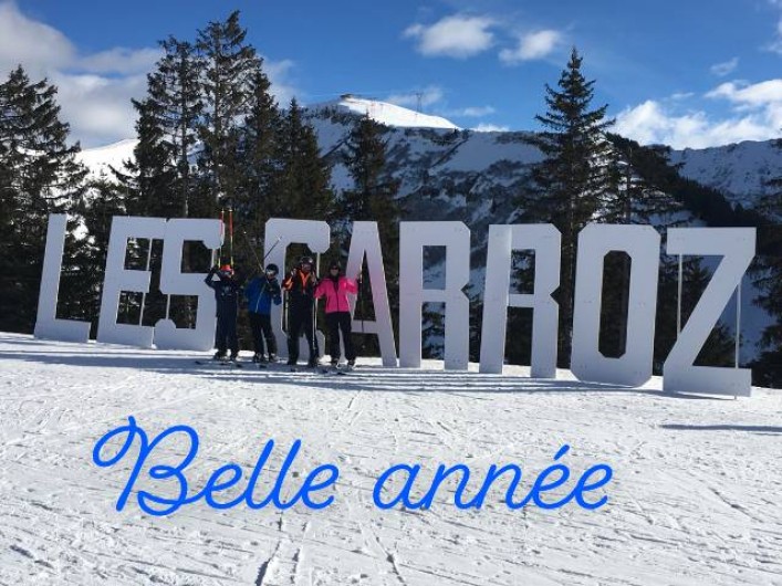 Location de vacances - Studio à Les Carroz d'Arâches - Pistes