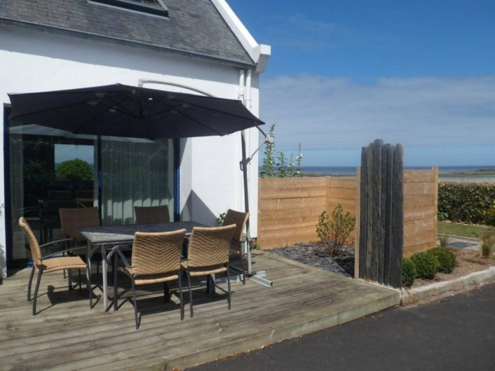 Location de vacances - Gîte à Plougasnou - Terrasse Sud