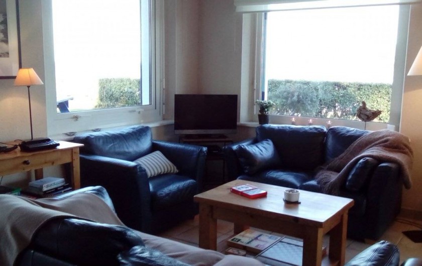 Location de vacances - Gîte à Plougasnou - Salon vue mer