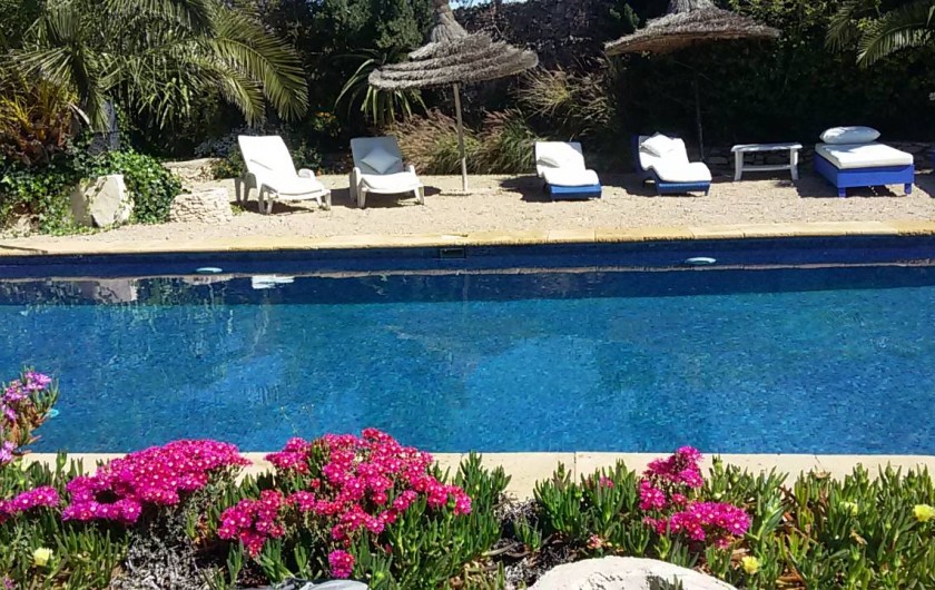 Location de vacances - Villa à Essaouira - un bord magnifiquement fleuri, l autre pour lézarder en toute intimité