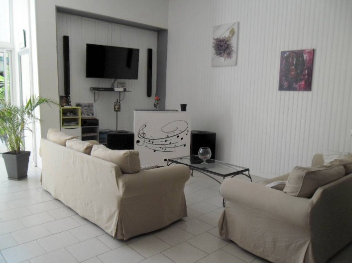 Location de vacances - Appartement à Autignac - Coin salon salle de réception
