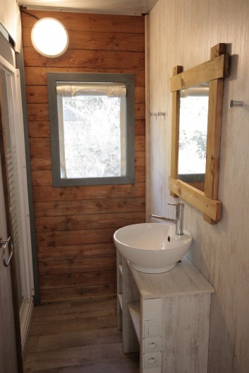 Location de vacances - Bungalow - Mobilhome à La Garette - Chalet toilé 60m2 6/8 personnes (salle de bain)