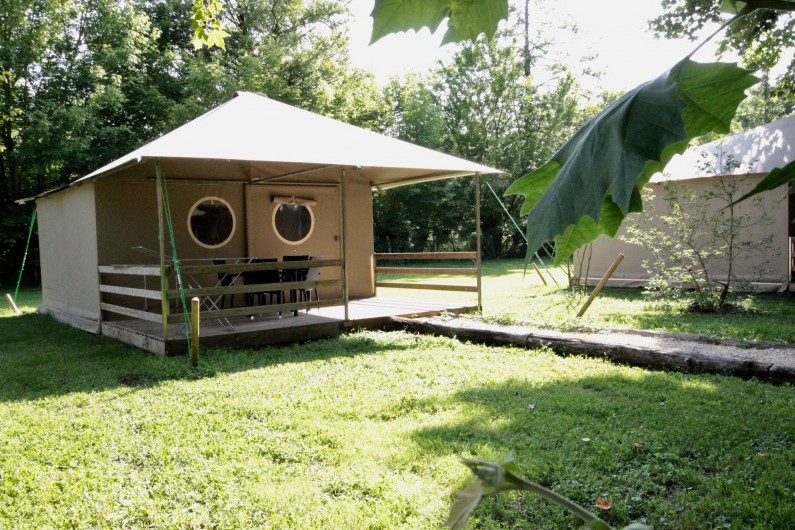 Location de vacances - Bungalow - Mobilhome à La Garette - Bungalow toilé 40m2 4 personnes (avec eau)