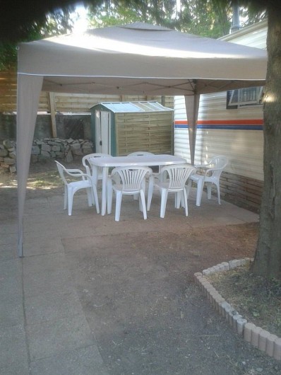 Location de vacances - Bungalow - Mobilhome à Le Muy - Terrasse