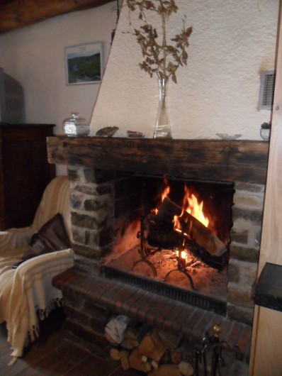 Location de vacances - Gîte à Saint-Pierre-de-Nogaret - Cheminée