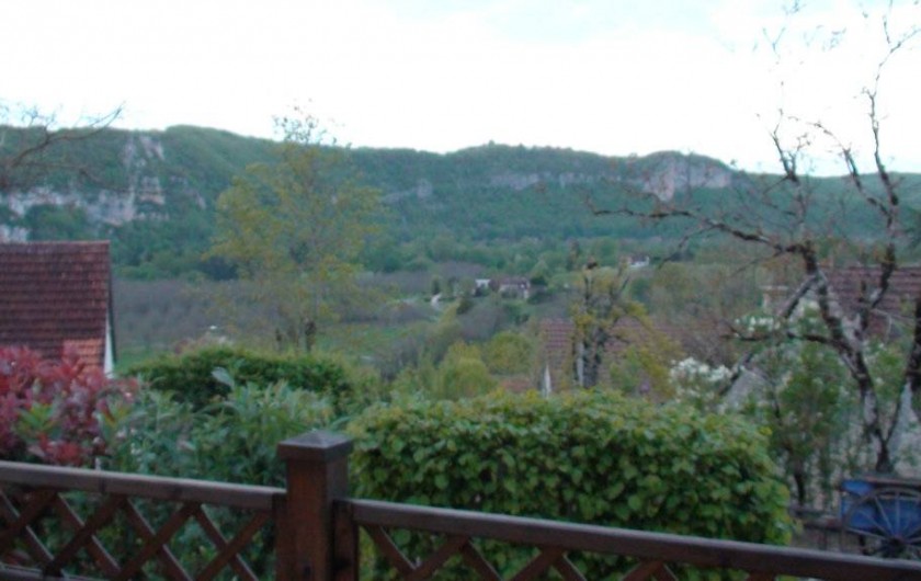Location de vacances - Gîte à Le Bougayrou - falaises  vuesde la terrasse