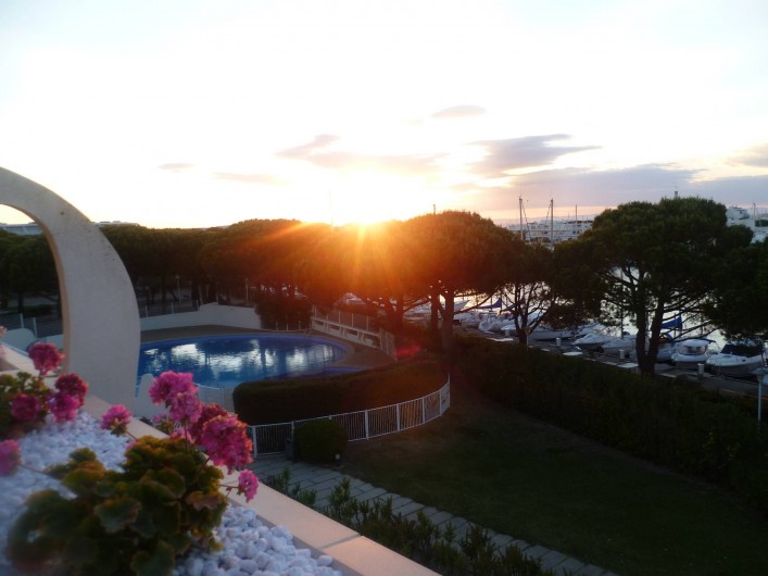 Location de vacances - Appartement à Le Grau-du-Roi - vue terrasse