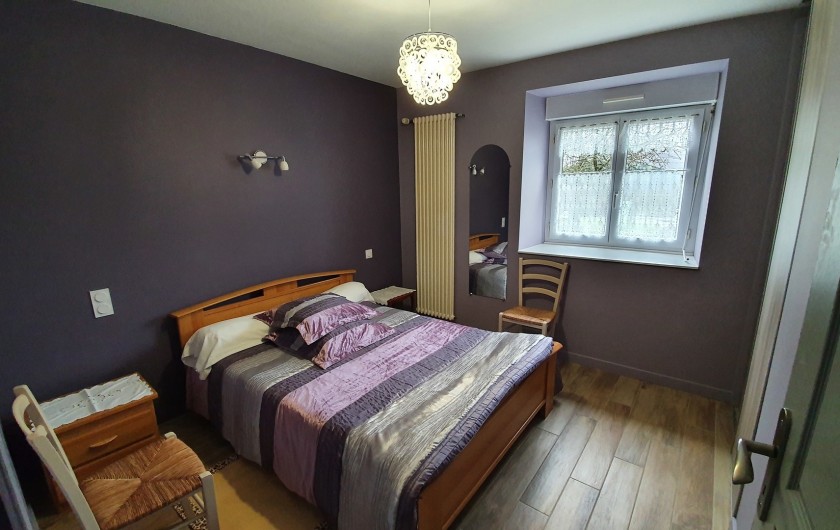 Location de vacances - Gîte à Saint-Gouéno - Chambre n°1 au rez-de-chaussée Bedroom N°1 downstairs