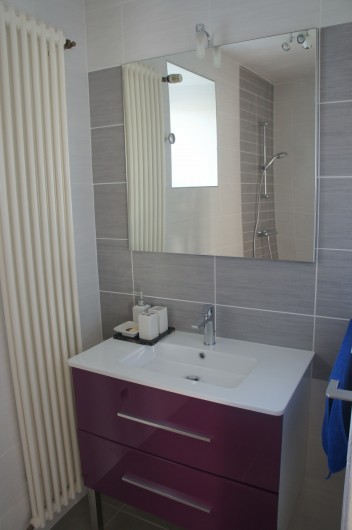 Location de vacances - Gîte à Saint-Gouéno - Douche rez-de'chaussée Shower downstairs